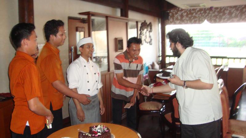 Birth Day Staff, bali indian restaurant, indian food restaurant in bali